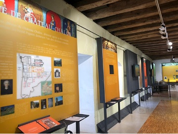 The first floor of the Maison de la Haute Seille in Château-Chalon, Jura