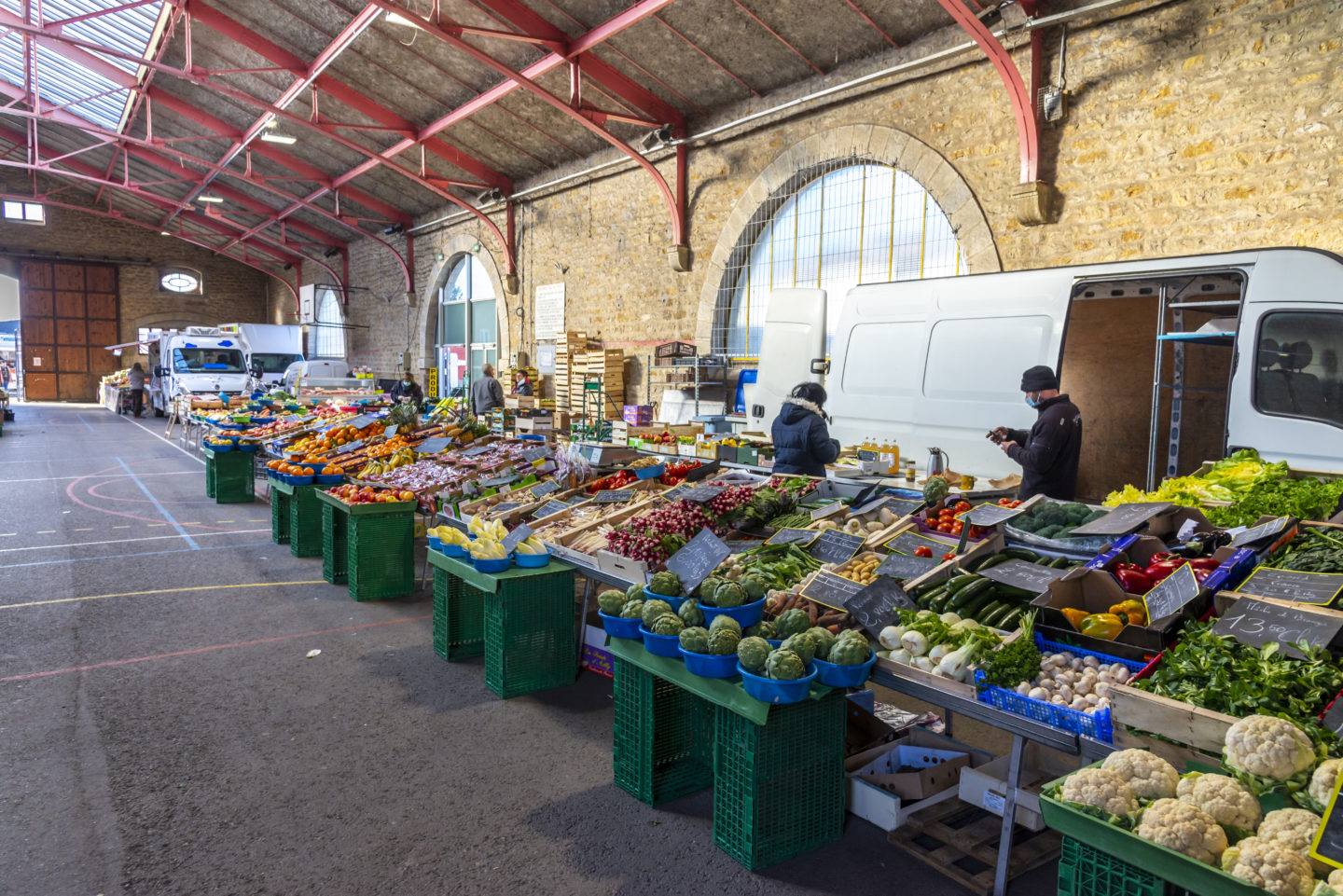 Markthalle in Bletterans, Jura