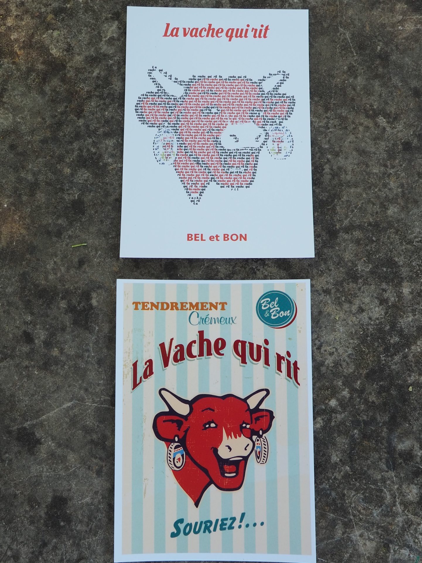 Postcard - Laughing Cow